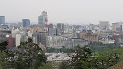 sendai castle view